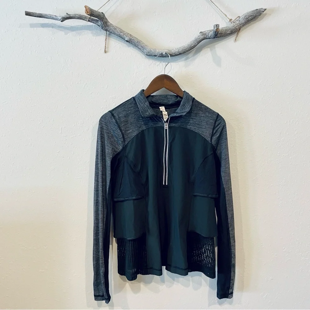 Lululemon Black Sun Runner Hybrid Pullover